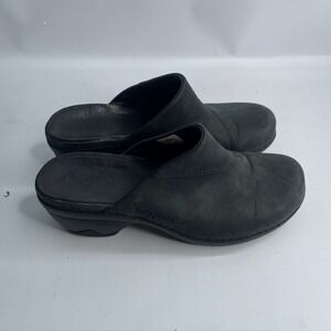 Patagonia Size 8.5 Better Clog Slide Mules Leather‎ Shoe Black Style T11500